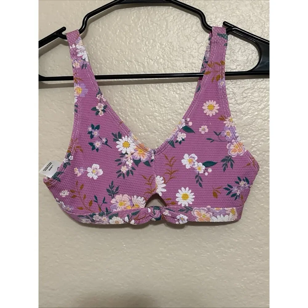 Art Class Girls L 10/12 Daisy Floral 2PC Bikini Swim Suit